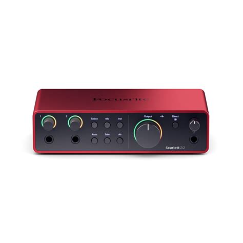 Scarlett 4th Generation Audio Interfaces 